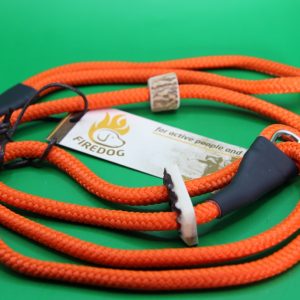 Firedog Moxon Retrieverleine mit Doppelzugstop - 8mm - 130cm - orange
