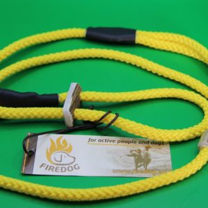 Firedog Moxon Retrieverleine mit Doppelzugstop - 8mm - 130cm - gelb