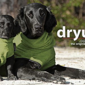 dryup®cape MOOS - Der original Hundebademantel  - Grösse M