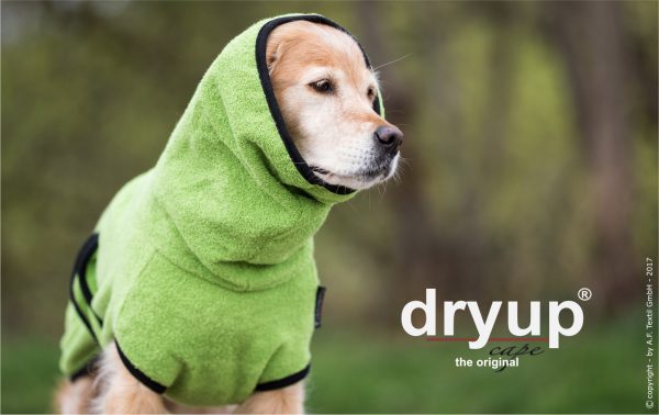 dryup®cape KIWI - Der original Hundebademantel  - Grösse M – Bild 3