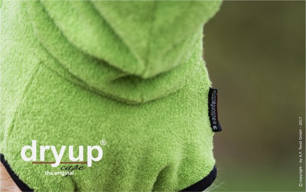 dryup®cape KIWI - Der original Hundebademantel  - Grösse M – Bild 4
