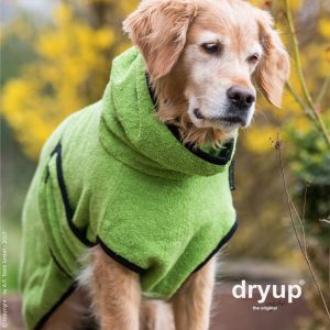 dryup®cape KIWI - Der original Hundebademantel  - Grösse M